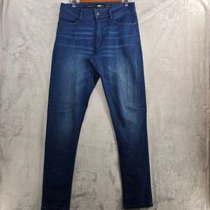 Barbell Apparel Mens 30x33 Straight Athletic Fit Dark Wash Jeans